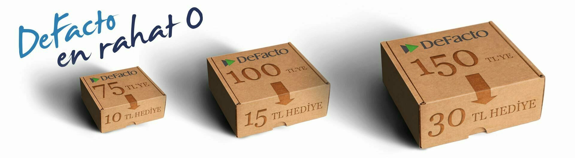 DeFacto дарит купоны на скидку