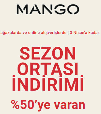 MANGO midseason SALE up to 50%